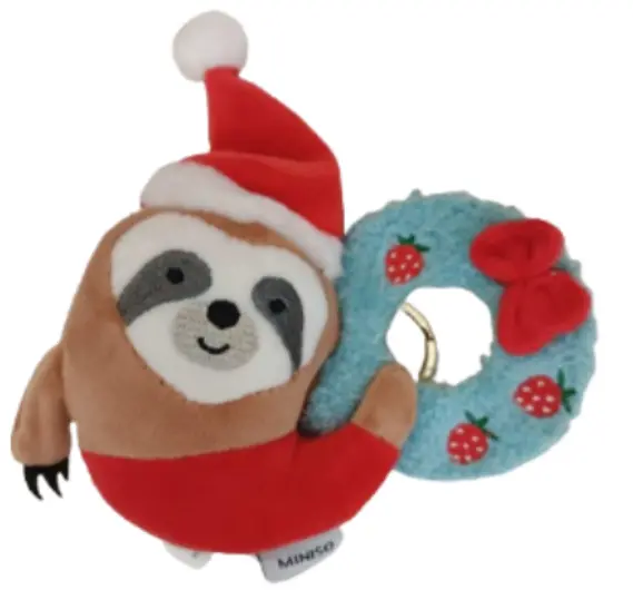 5.1In. Mini Family Series Hanging Ornament(Wreath Sloth) 1