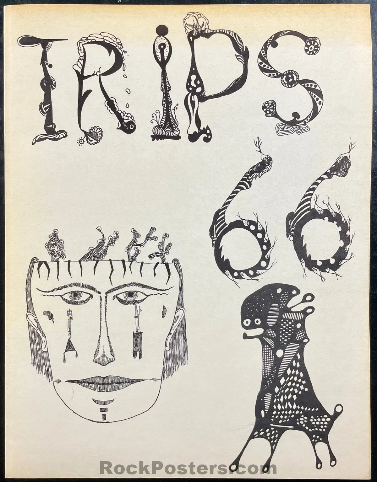 Auction - Trips 66 -  Lsd Psychedelic - Art Book - Near Mint 1