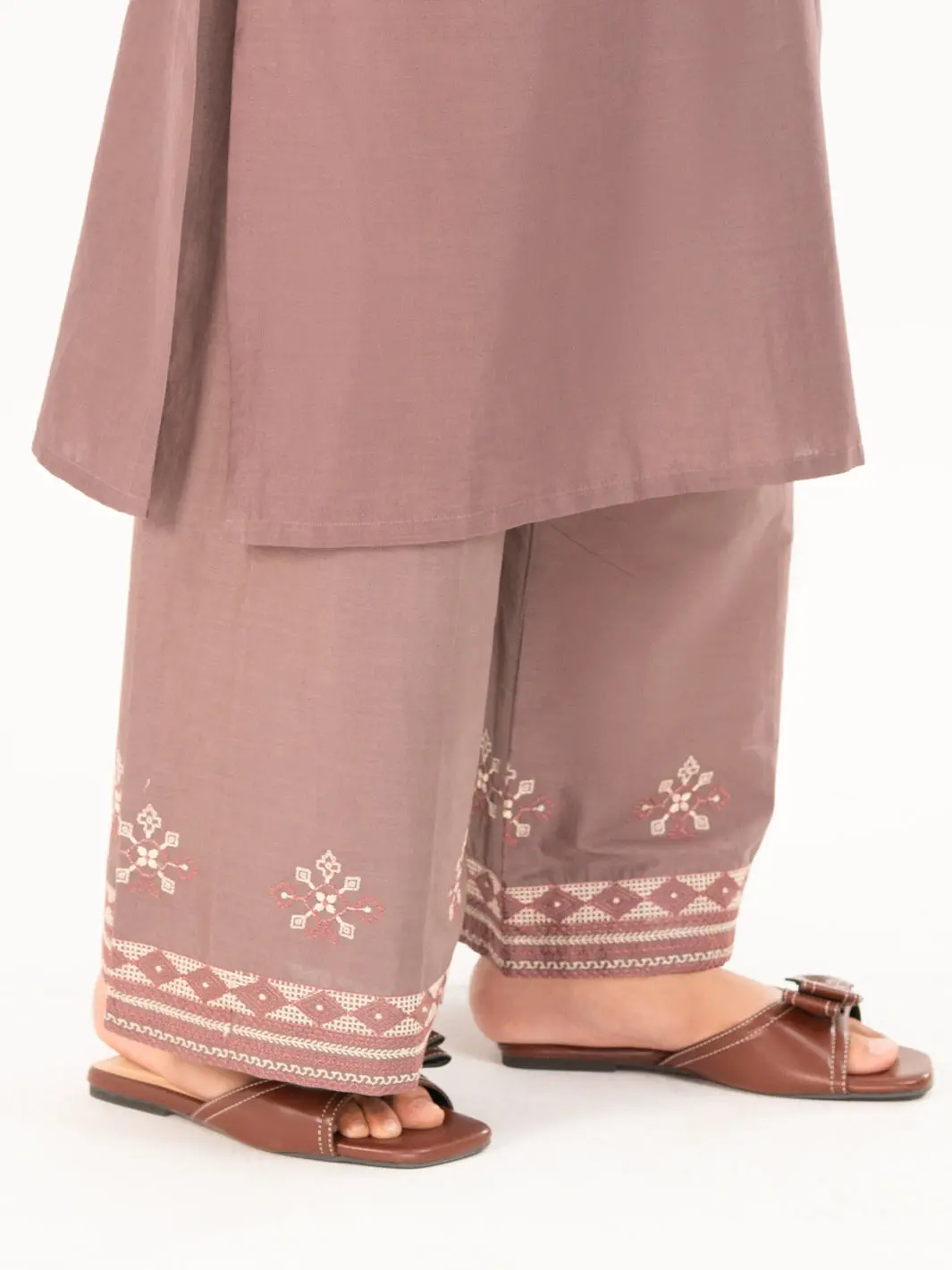 Brown Cambric Trousers - Al-T-772 1