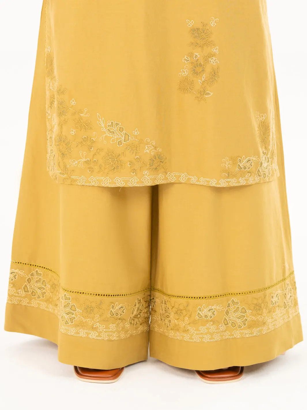 Mehndi Green Cambric Trousers - Al-T-773 1