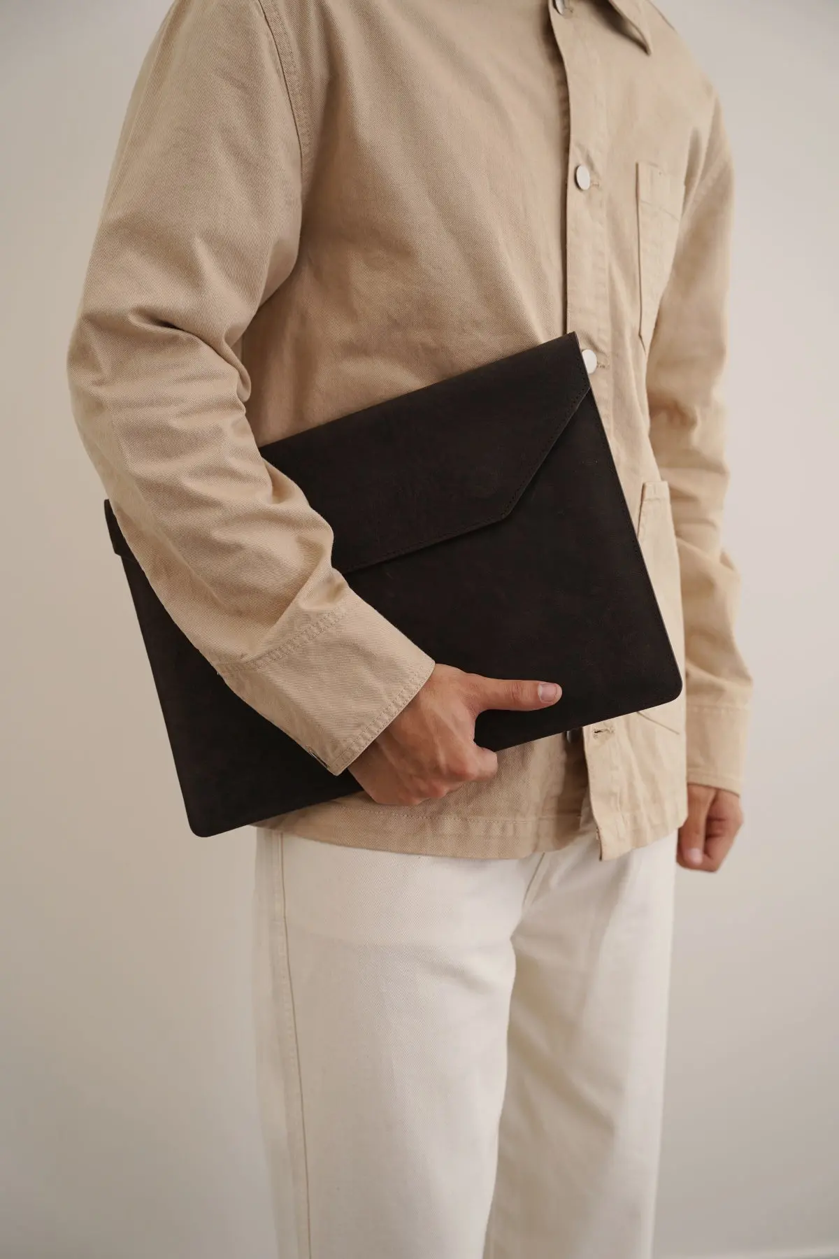 Laptop Sleeve In Genuine Leather 1