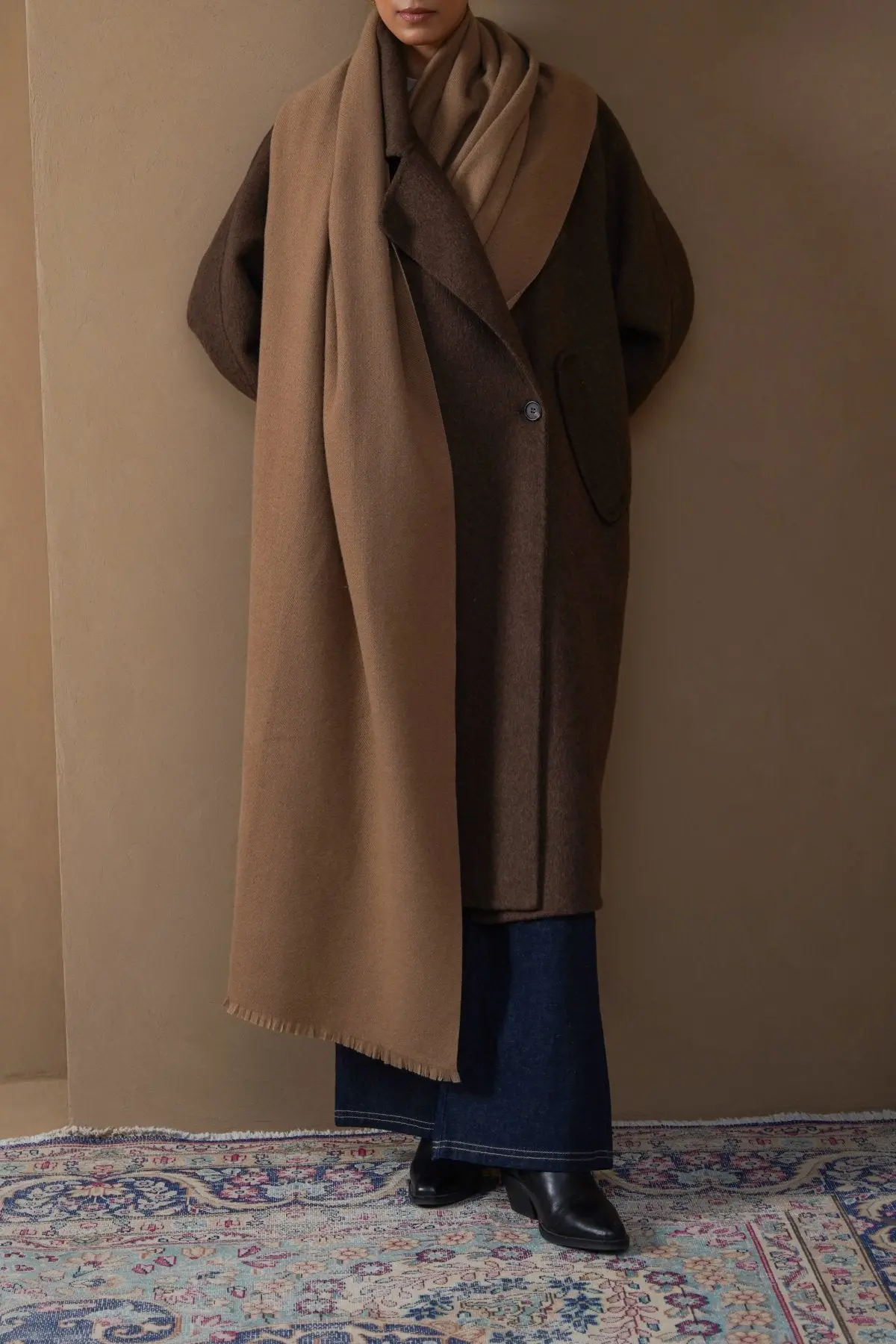 Plush Reversible Scarf 1