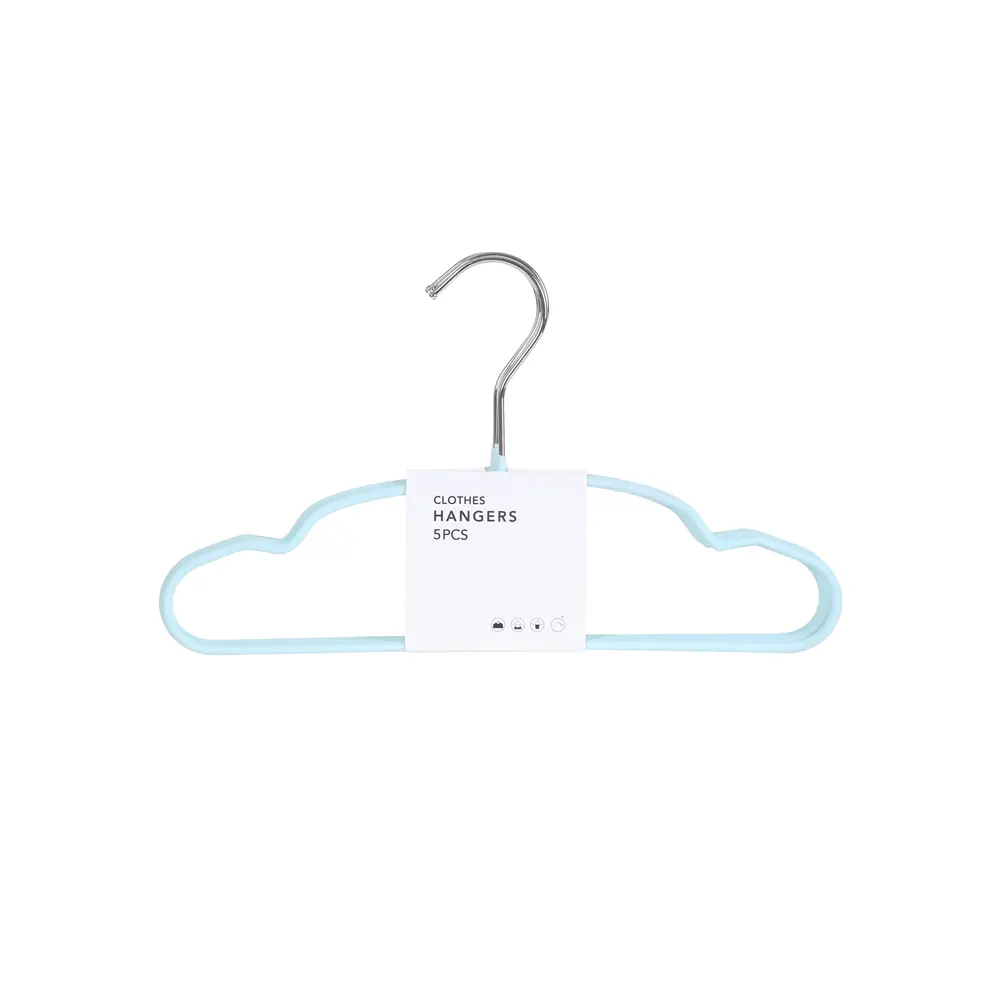 Children's Matte Non Slip Clothes Hangers (5 Pack) 1