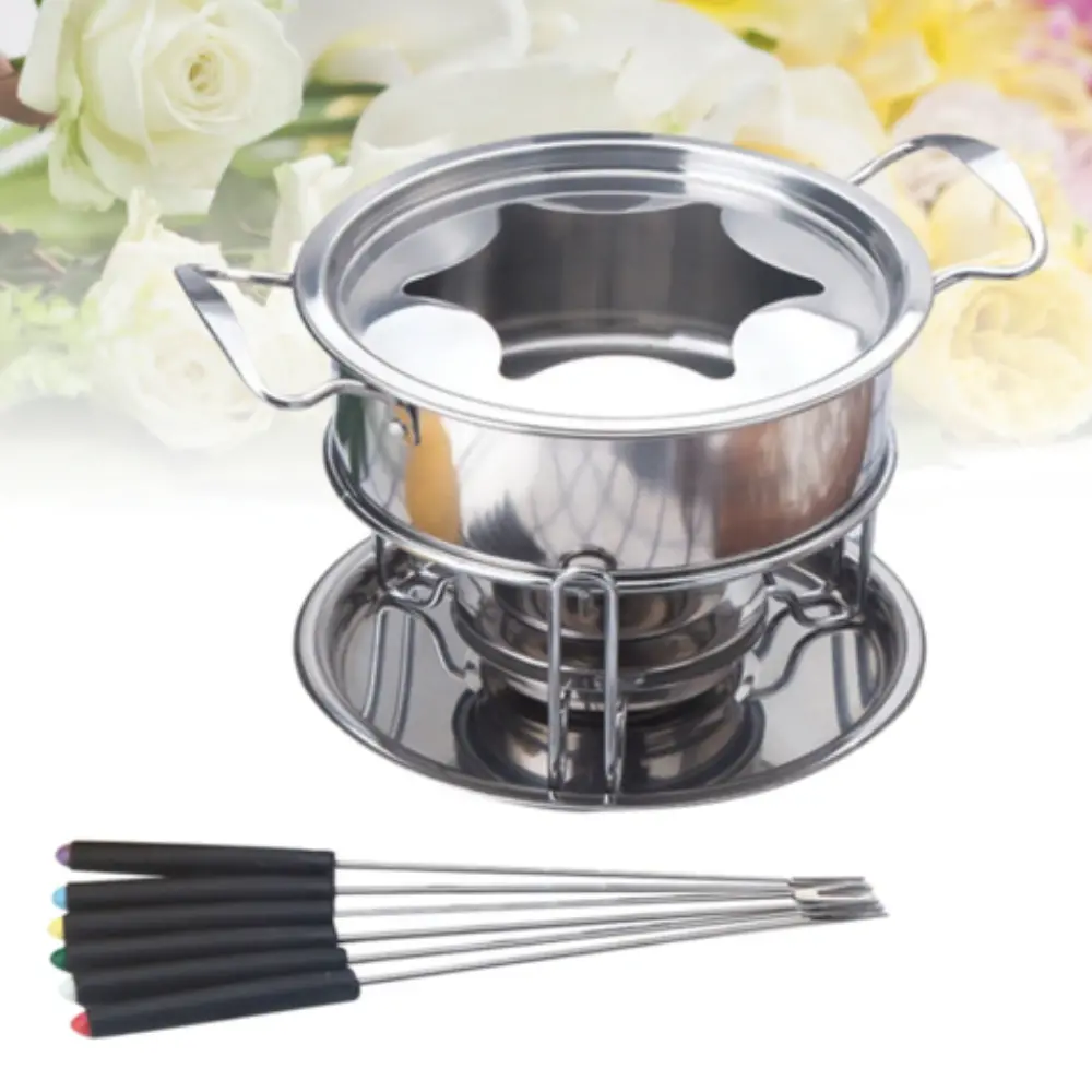 Fondue Maker Pot Set - 10 Pcs 1