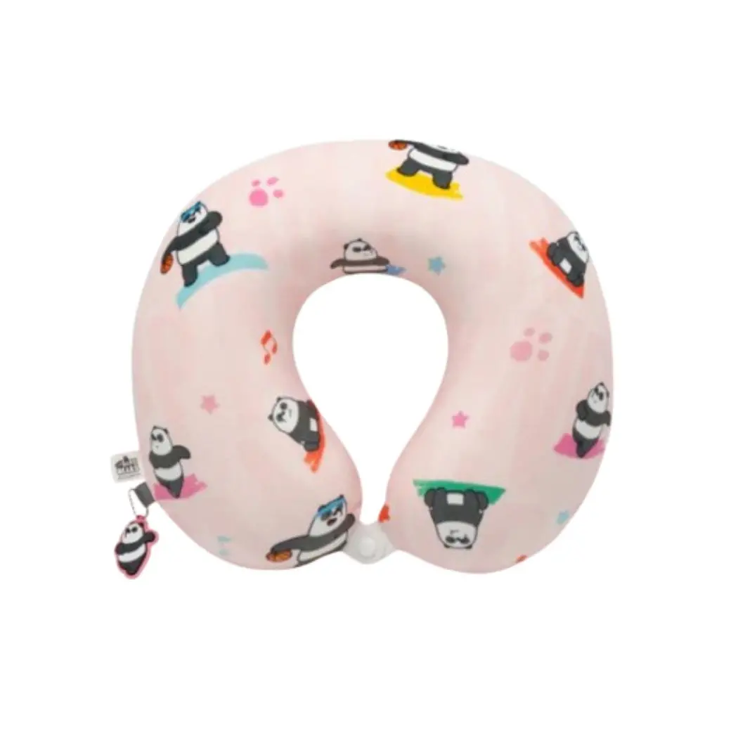 We Bare Bears Seaside Music Festival Neck Pillow (Panda) 1