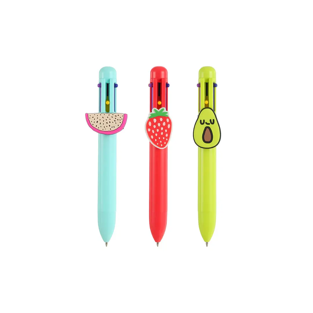 Pack Of 3 | Fruit Series 6-Colored Pen 1
