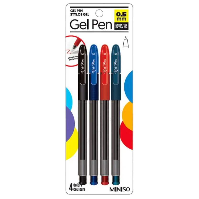 J505 0.5Mm Gel Pen (4 Pack) 1