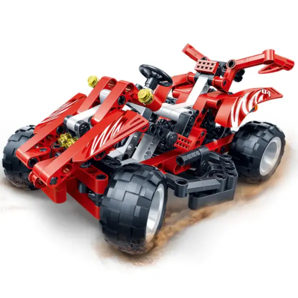 Race Car Building Kit(Red, 250 Pcs) 1