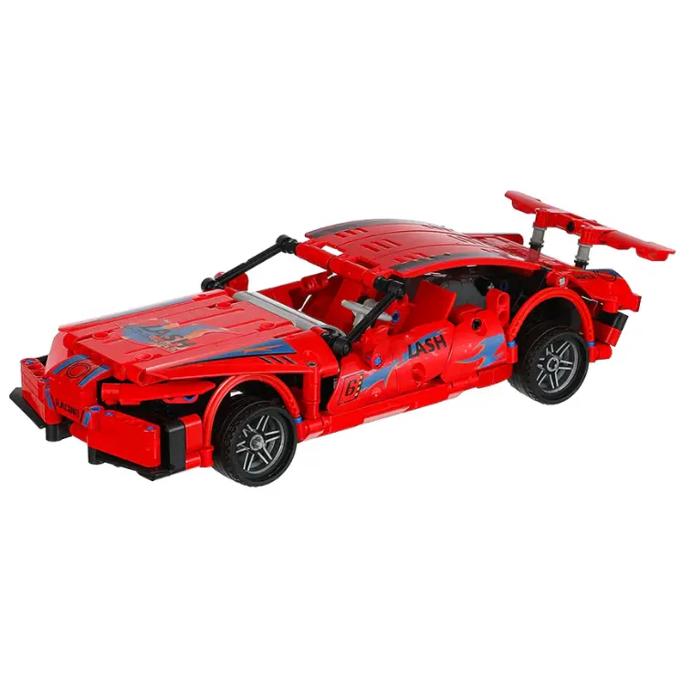 Race Car Building Blocks (Red) 1
