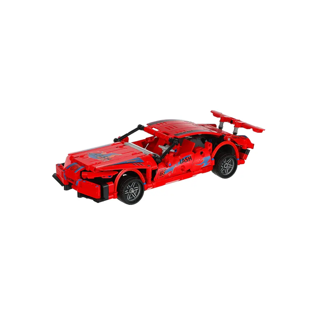 Race Car Building Blocks (Red) 2
