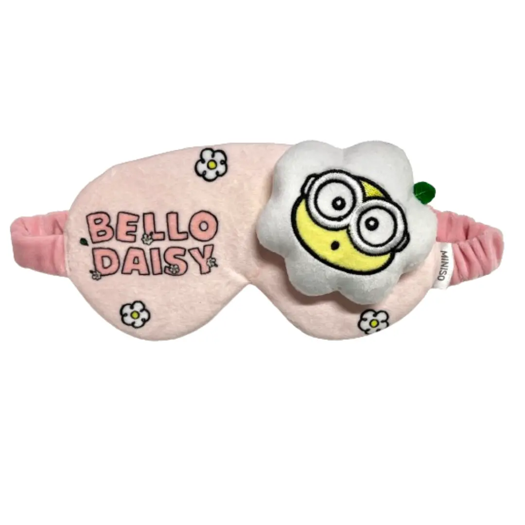 Daisy Minions Collection Plush Sleep Mask (Pink) 1