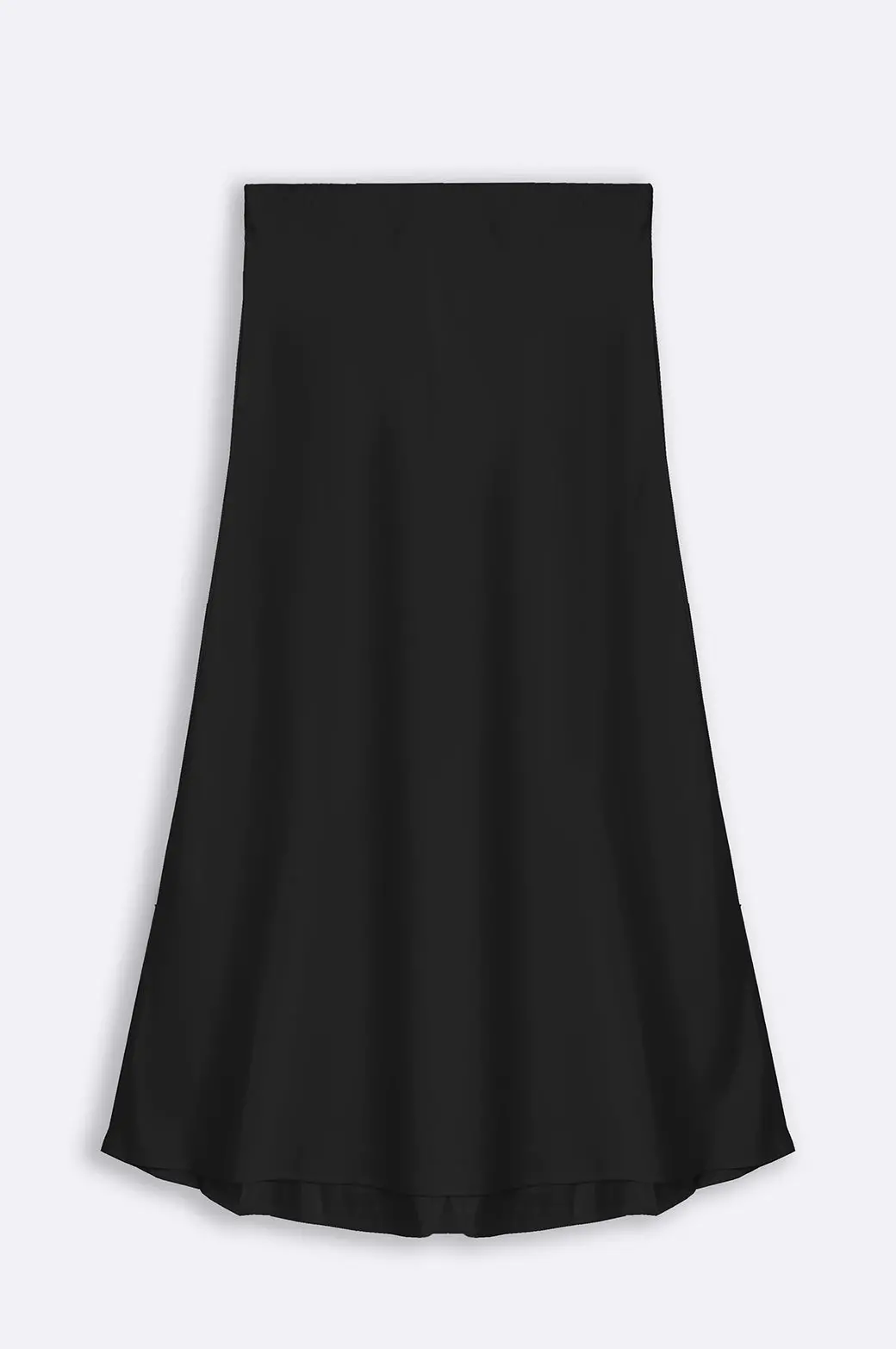 Satin Long Skirt 1
