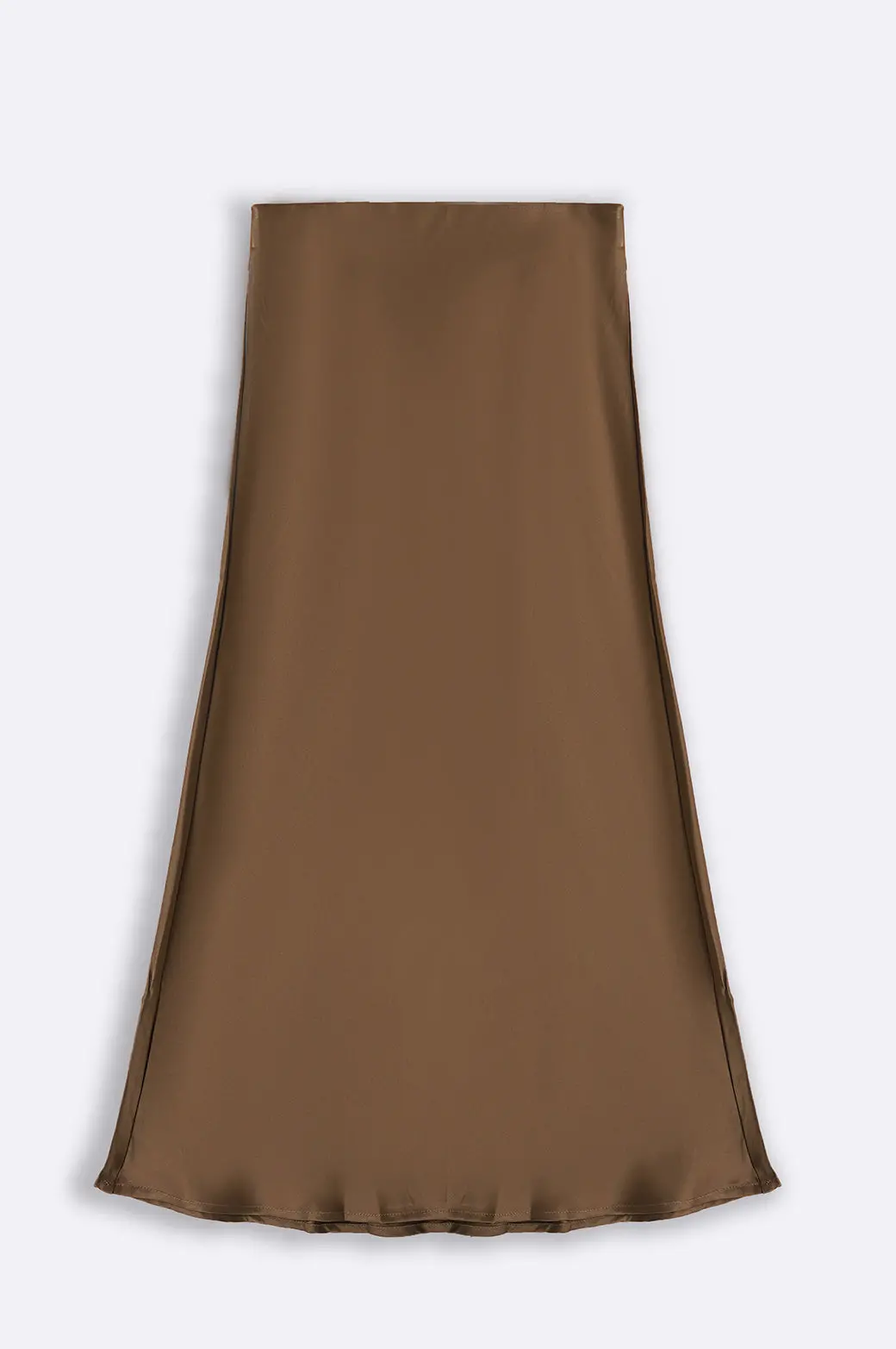 Satin Long Skirt 1