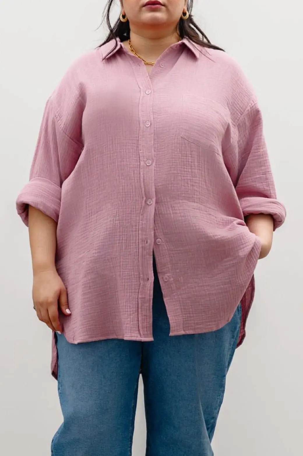 Curve Muslin Shirt 1