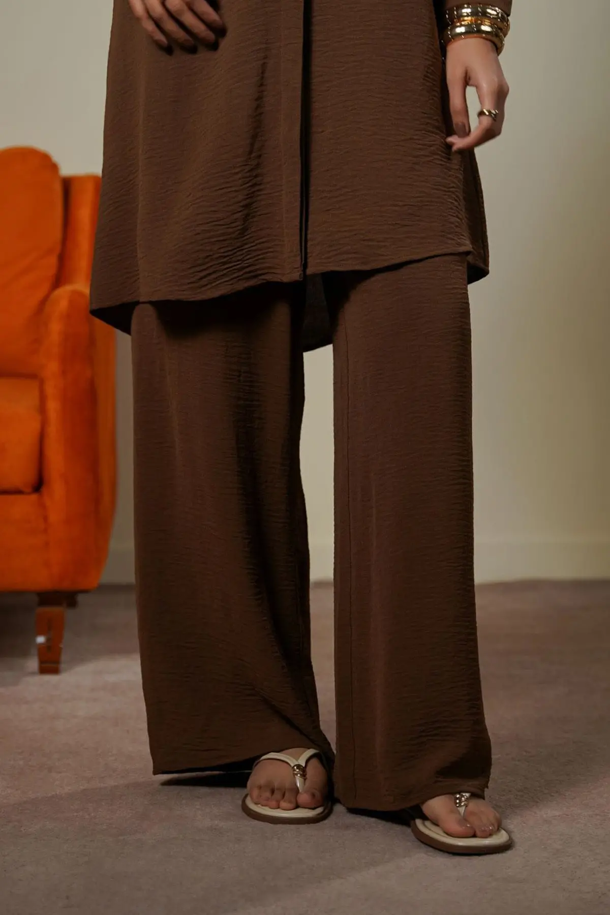 Slinky Wide Leg Pants 1