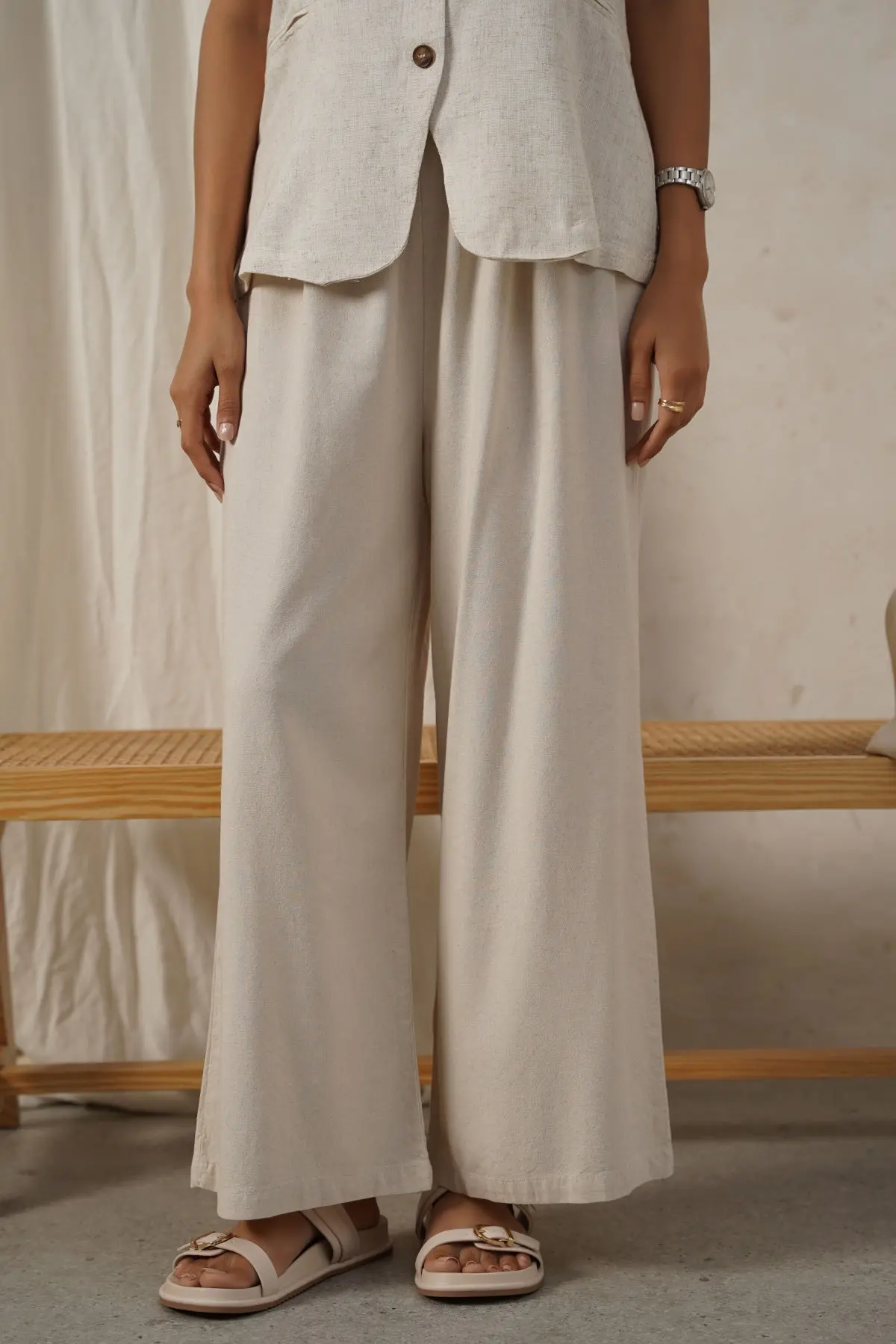 Linen Easy Trousers 1