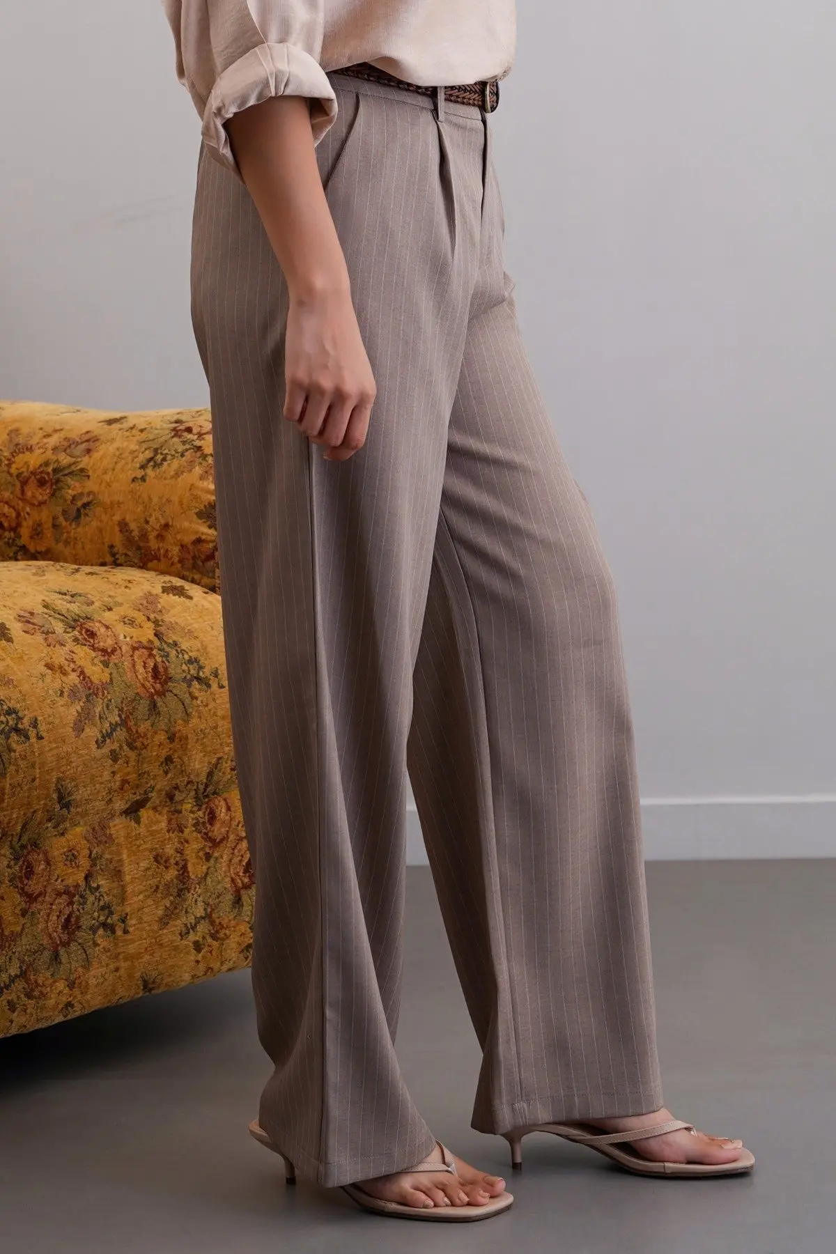 Tailored Pinstripe Pants 1