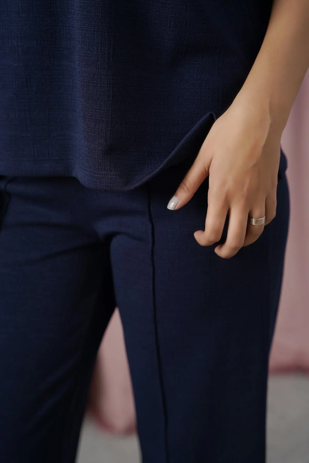 Stretchy Pants With Pleat 3