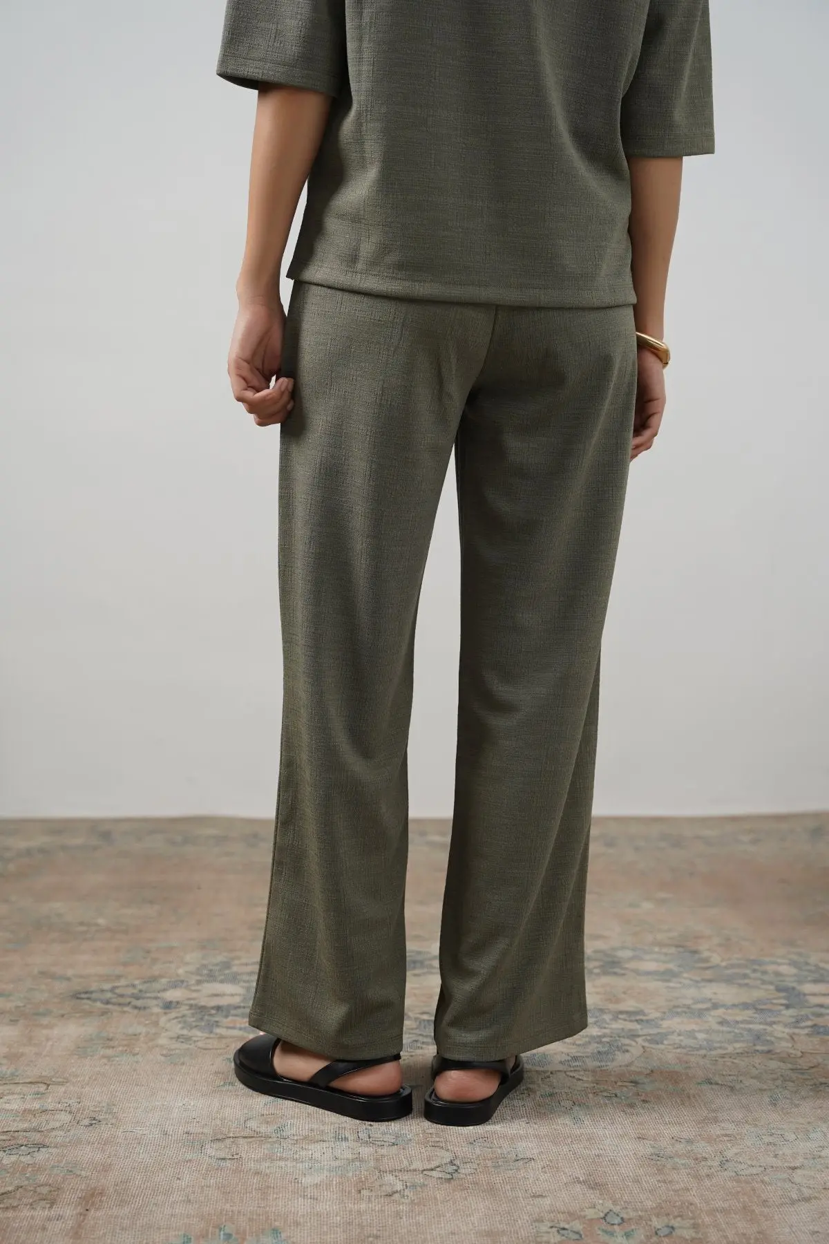Stretchy Pants With Pleat 3