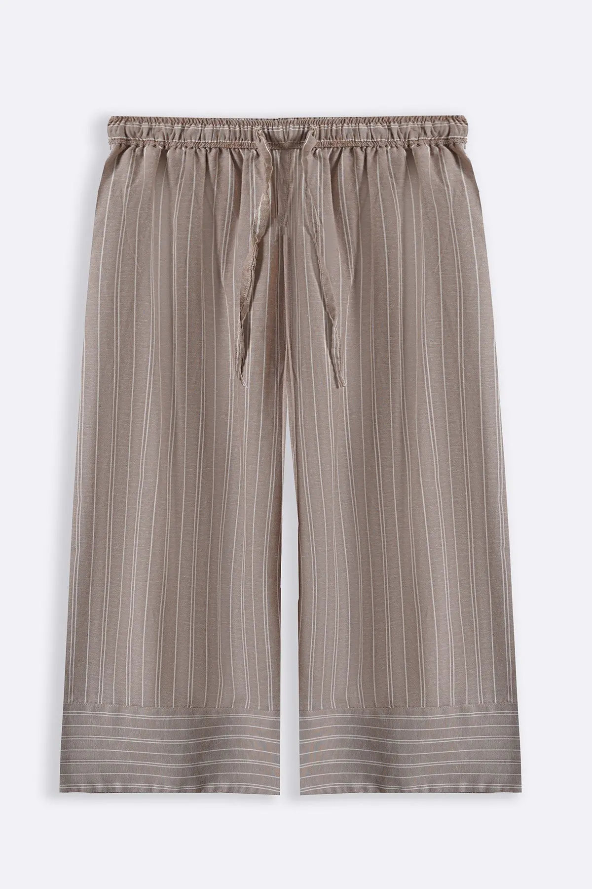 Curve Striped Culottes 1