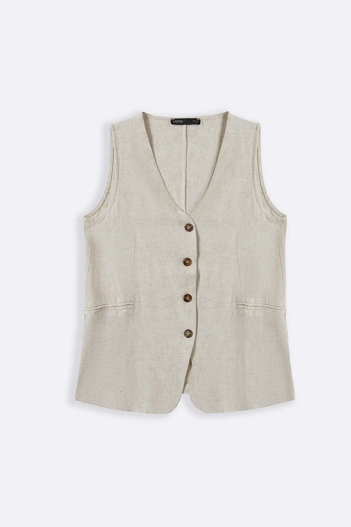 Casual Linen Vest 1