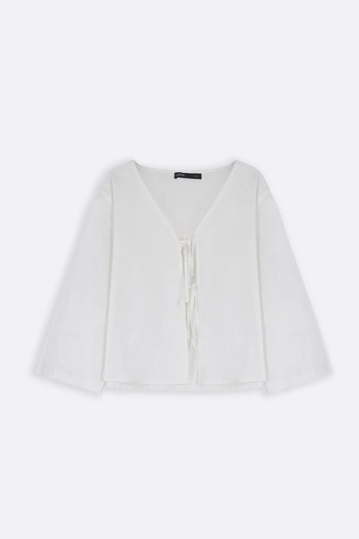 Linen Bow Blouse 1
