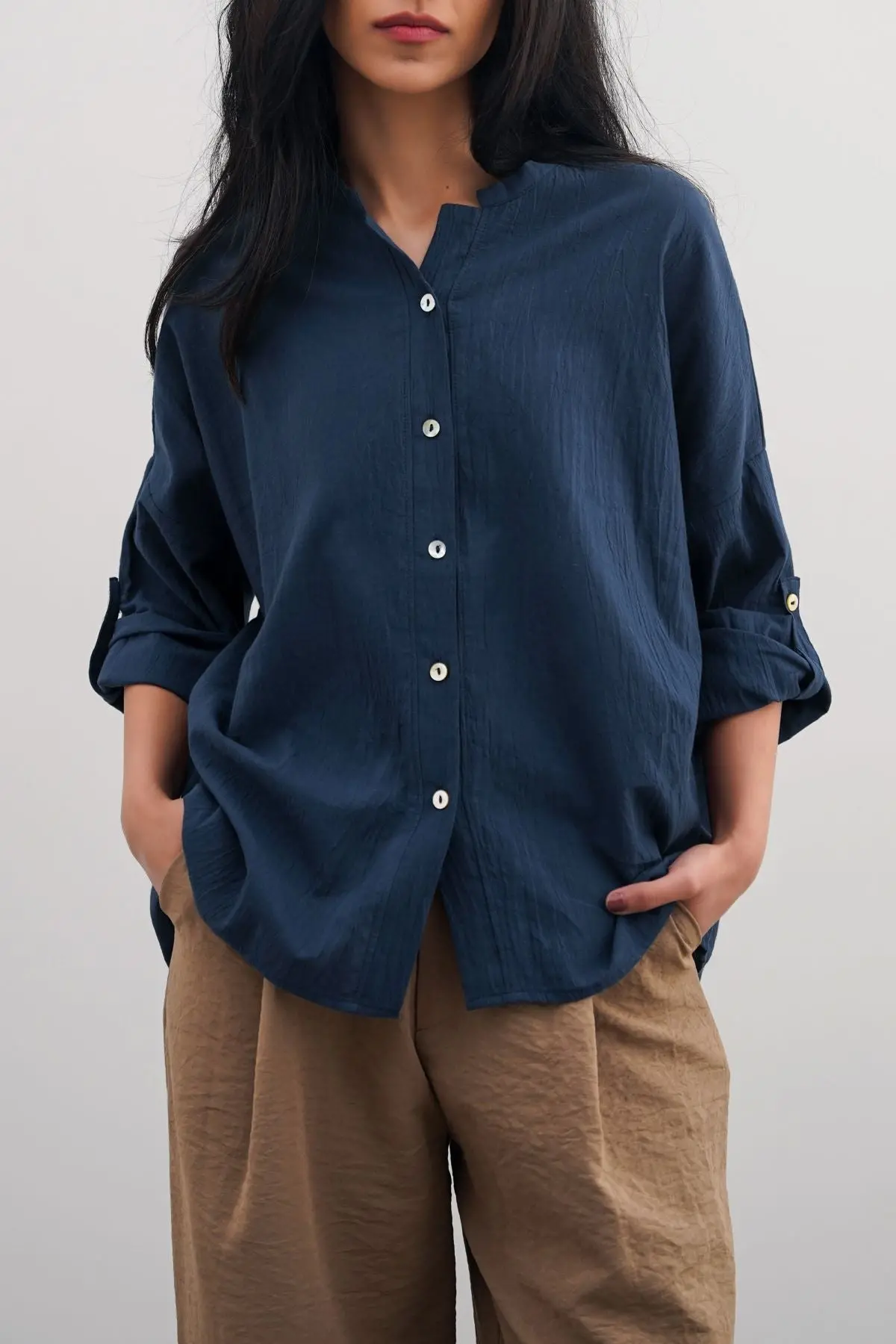 Feather Cotton Blouse 1