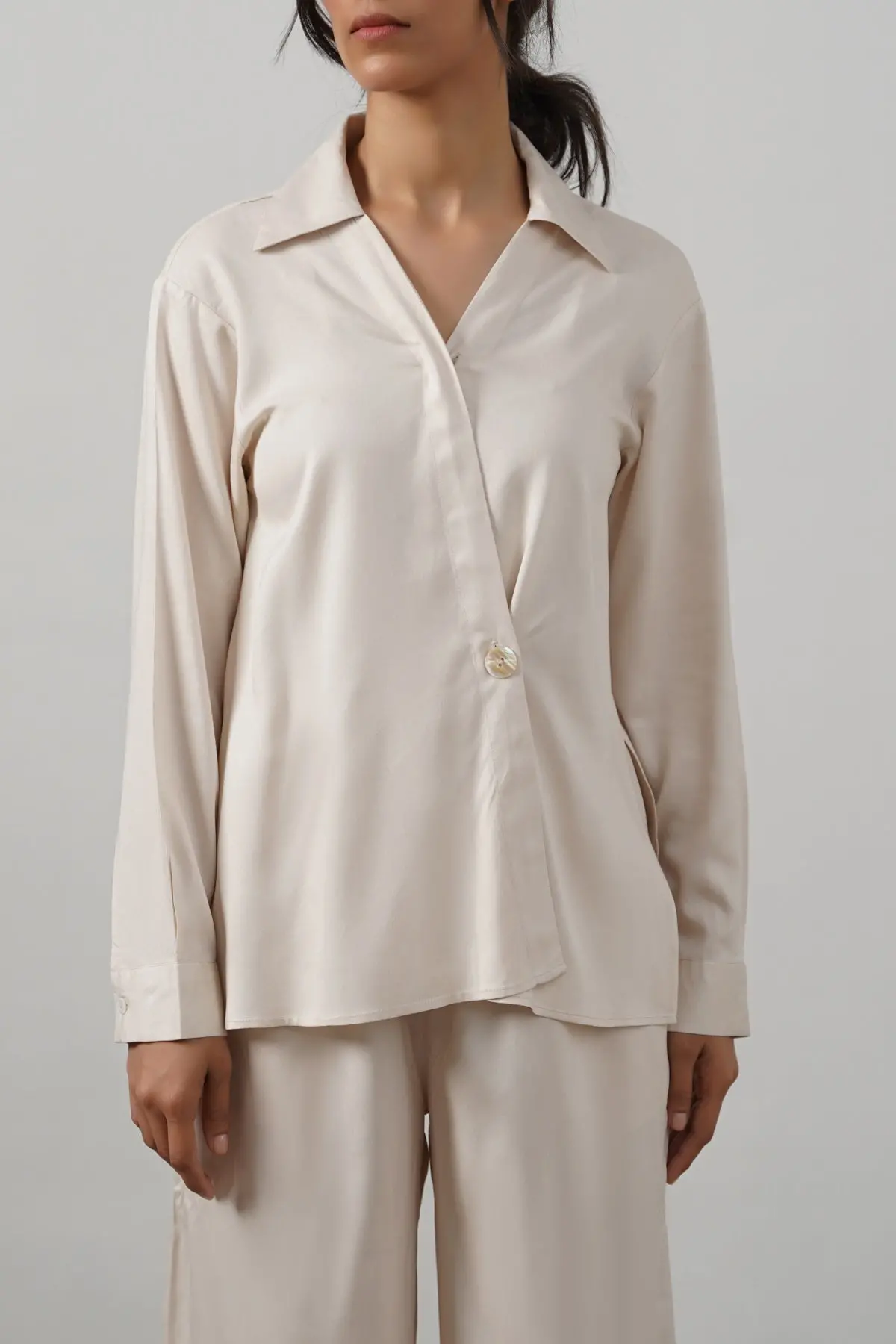 Wrap Blouse Shirt 1