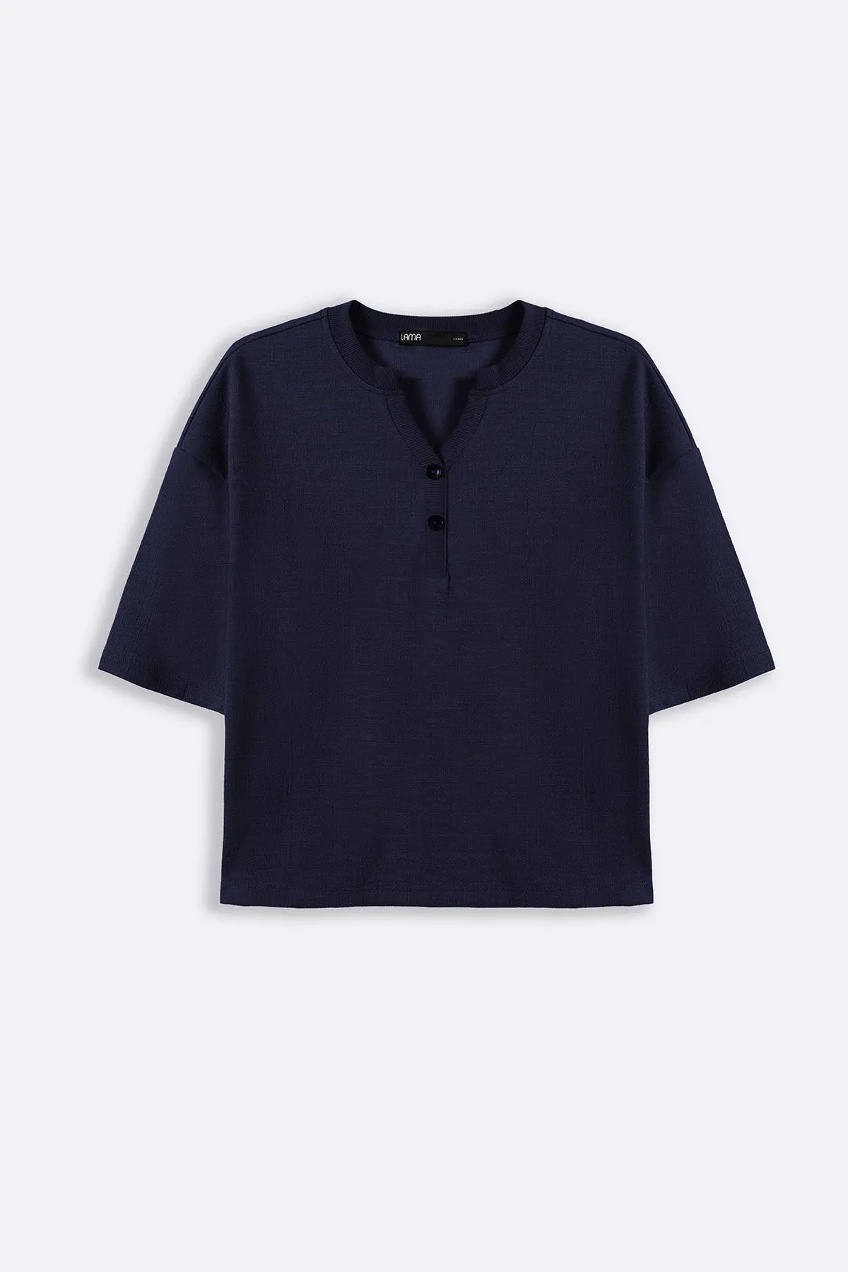 Stretchy Henley Top 1