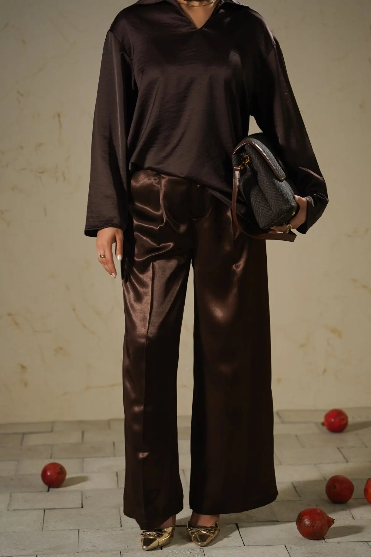 Silky Formal Pants 1