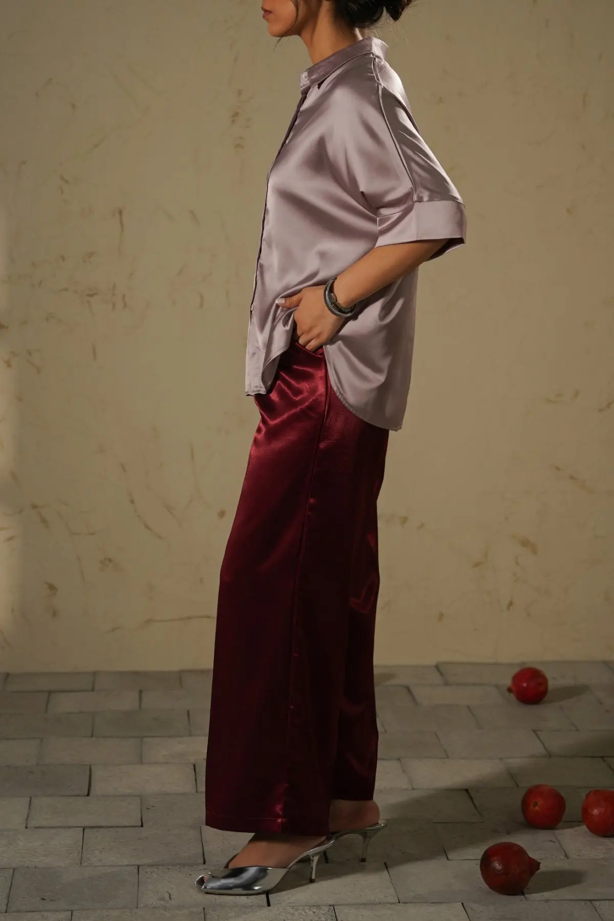 Silky Formal Pants 1