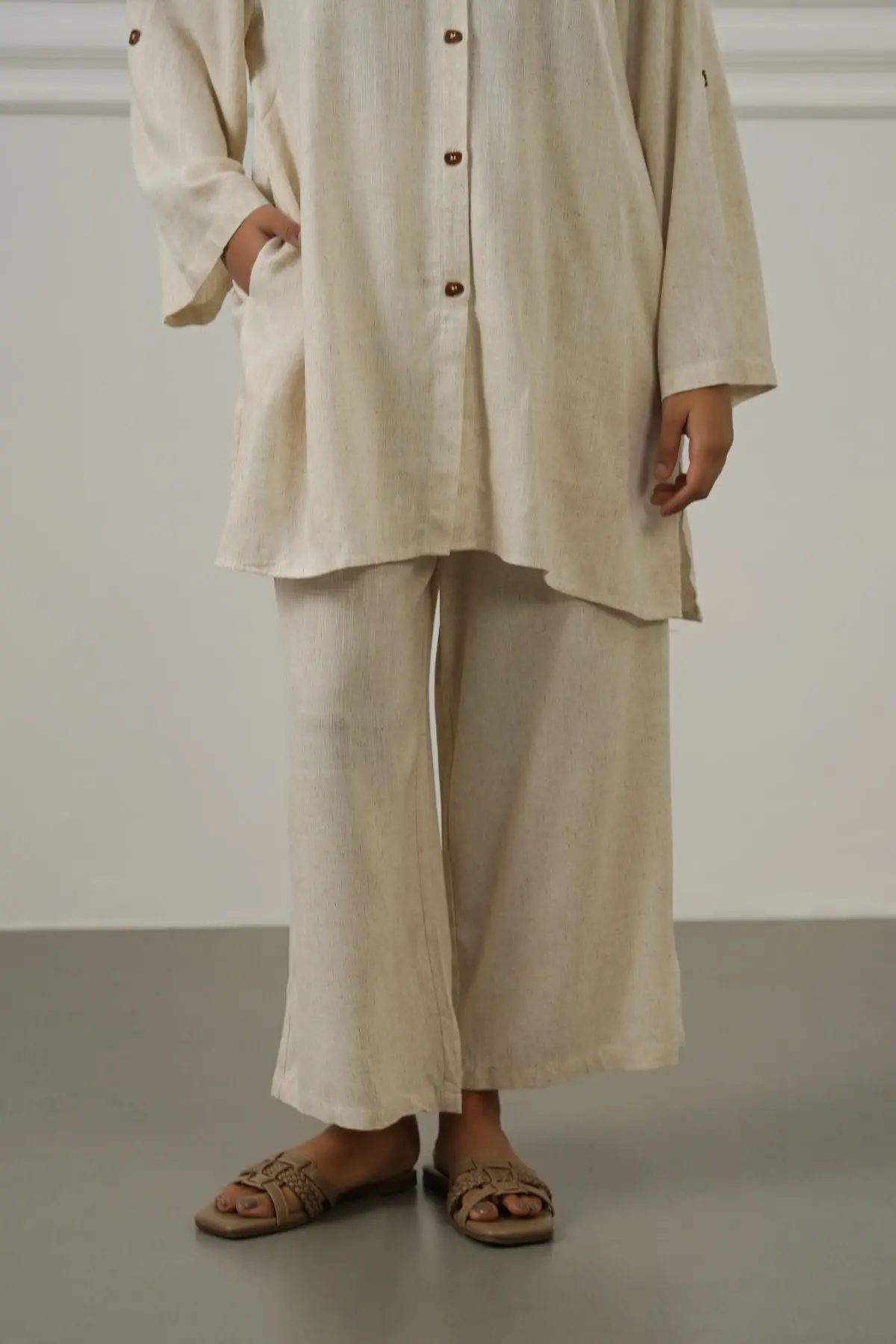 Linen Blend Ease Lowers 1