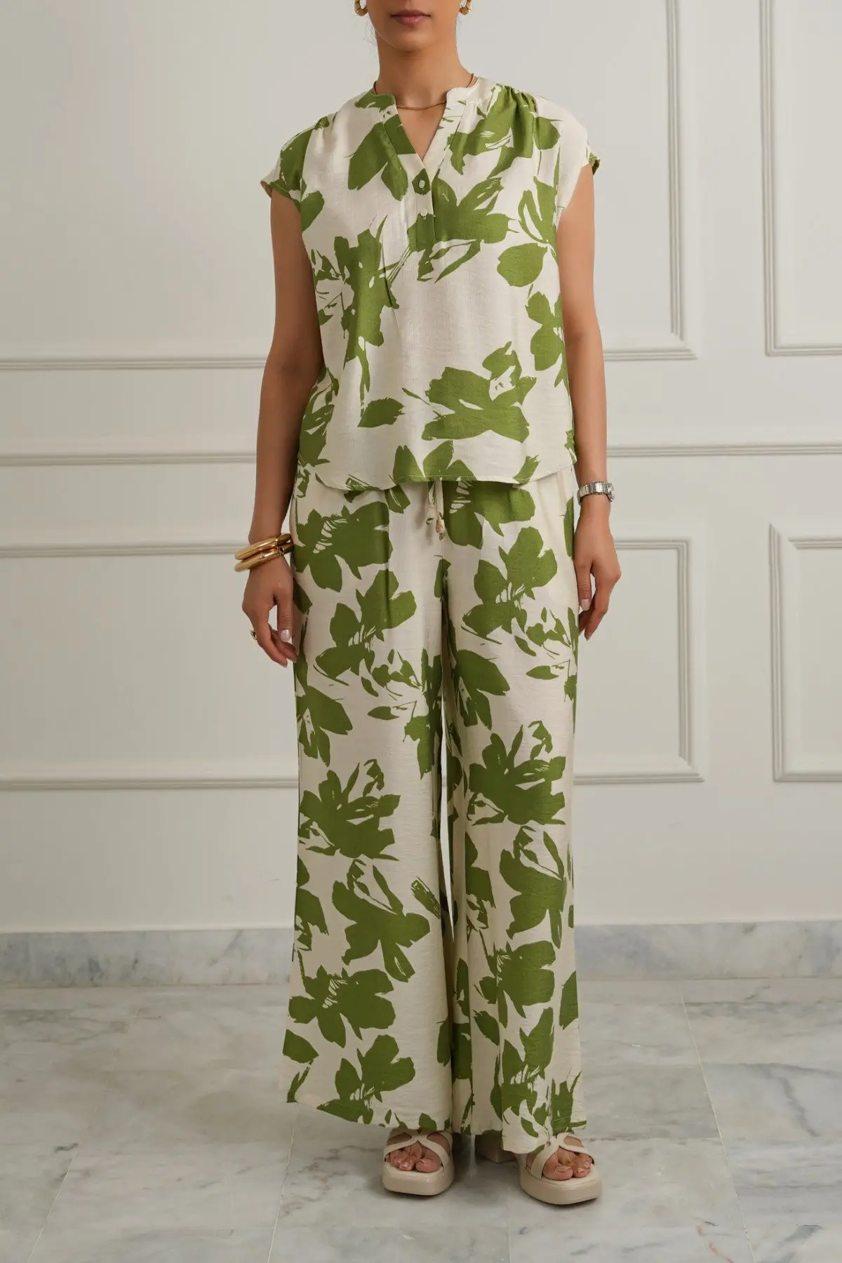 Abstract Resort Pants 4