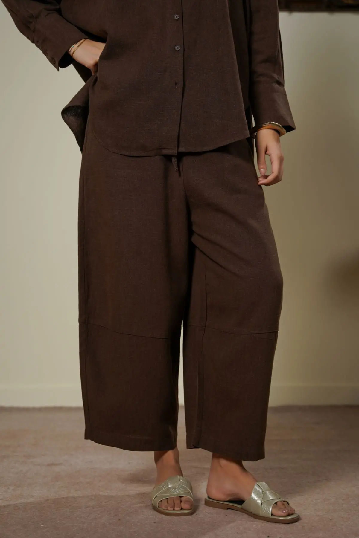 Plant Fiber Cocoon Pants 1