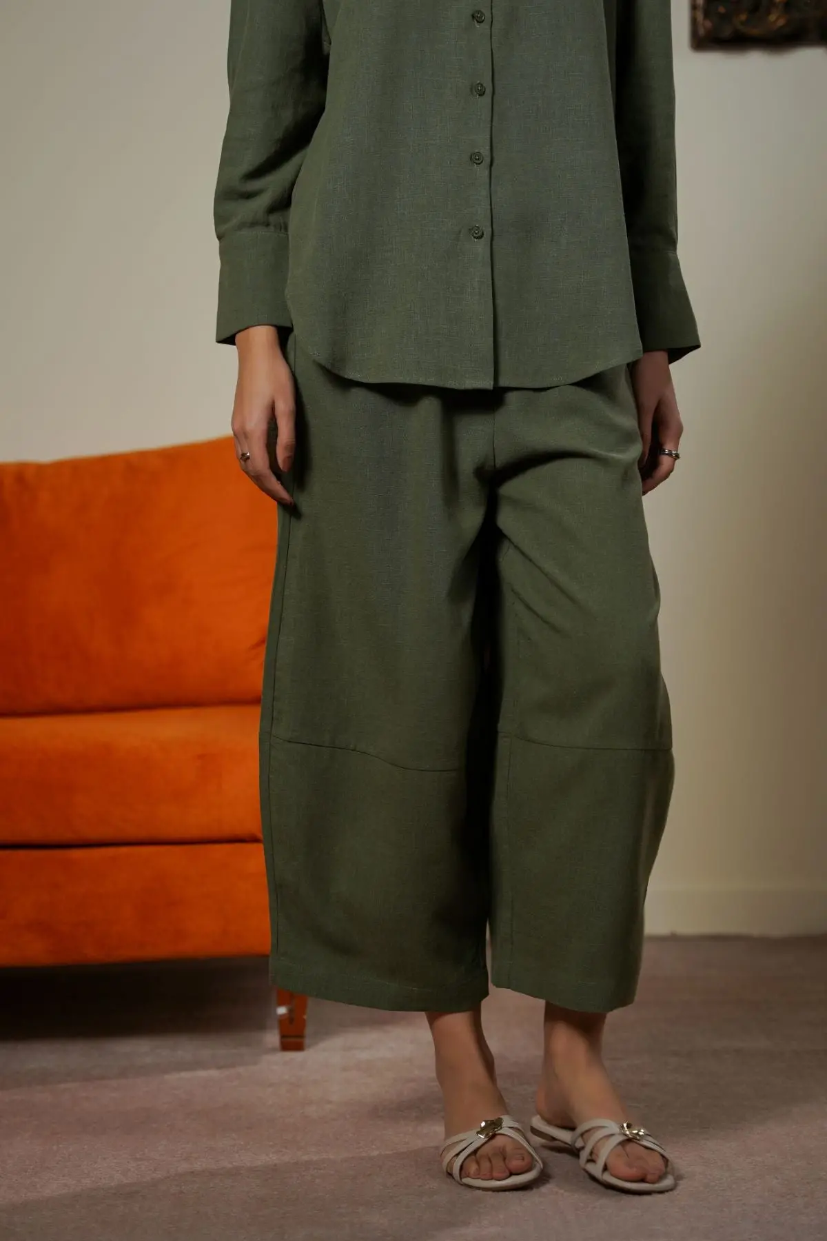 Plant Fiber Cocoon Pants 1