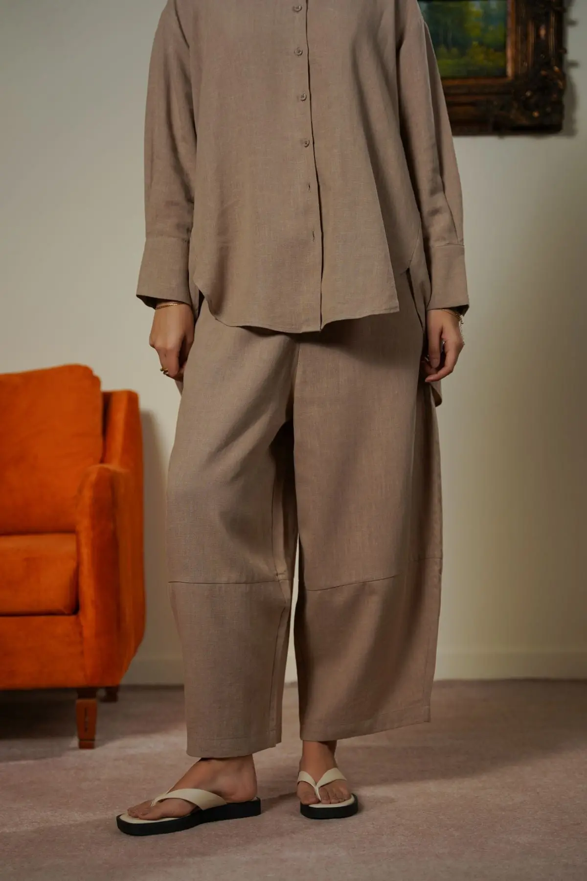 Plant Fiber Cocoon Pants 1