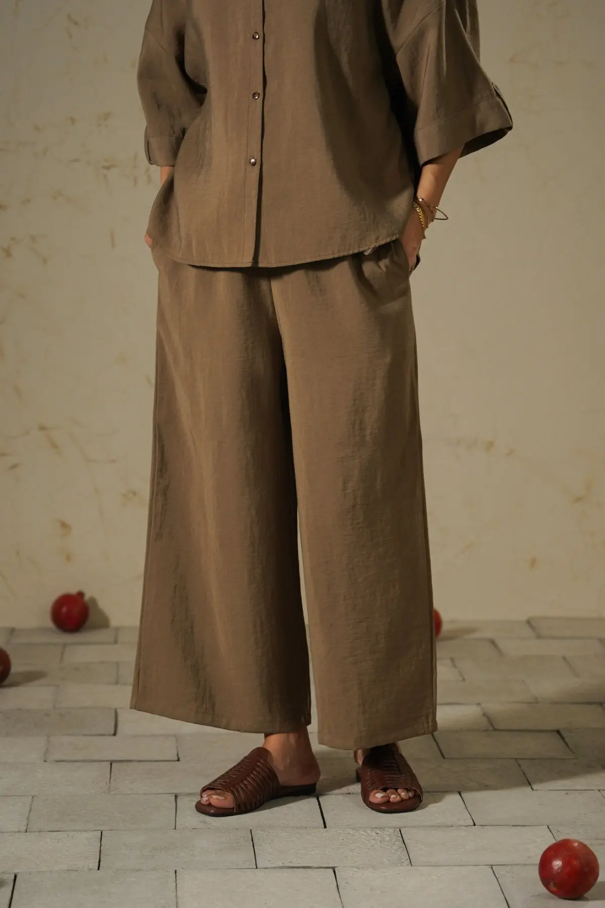 Lyocell Stonewash Culottes 1