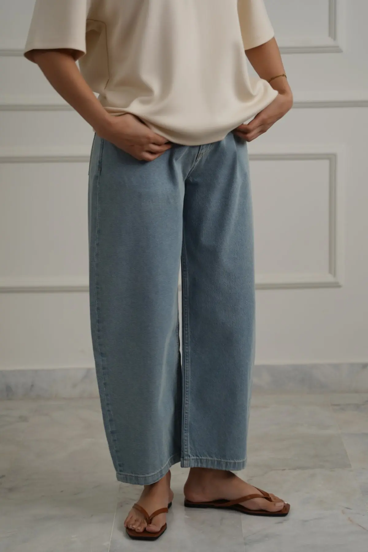 High Waist Cocoon Jeans 1