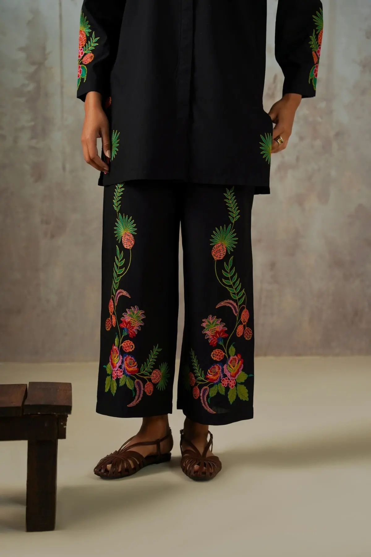 Tropical Escape Broderie Culottes 1