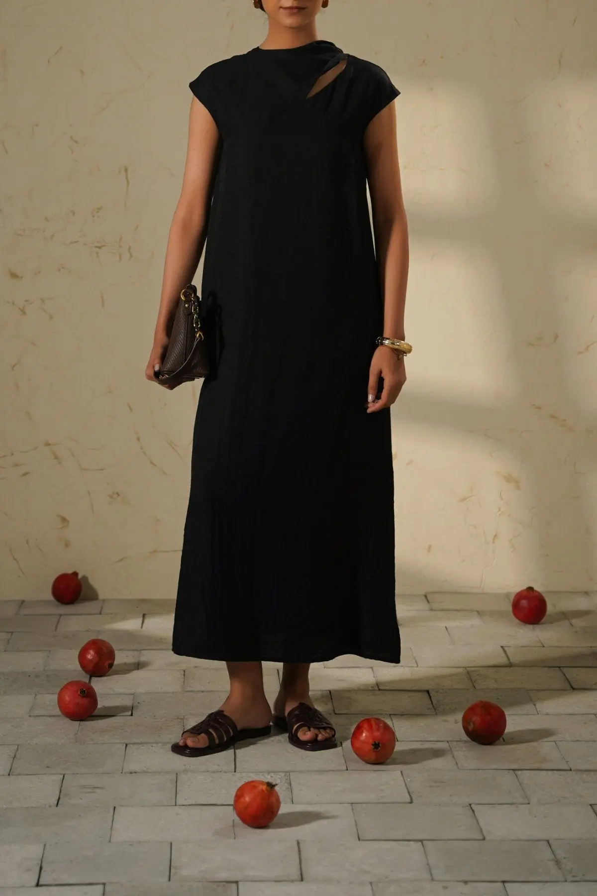 City Dress With Scarf Detail 4