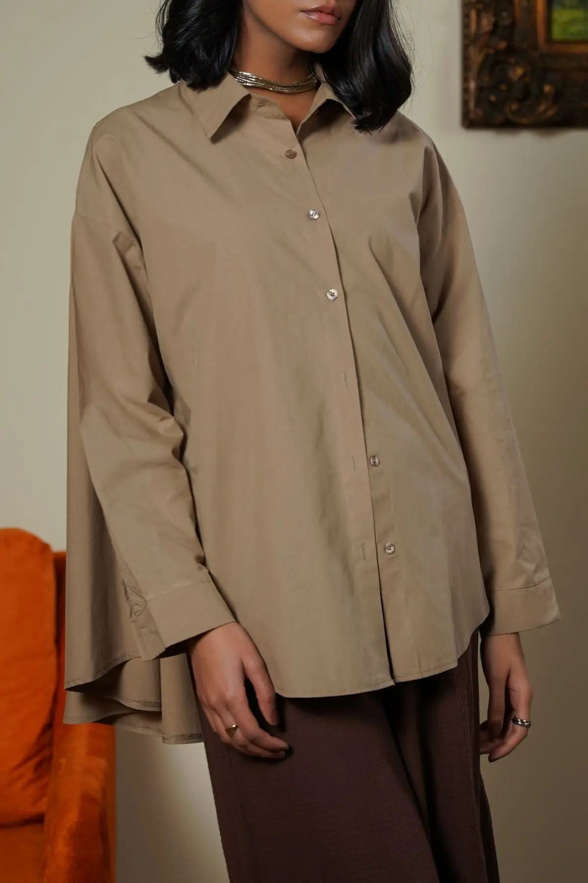 Oversized Cotton Blouse 1
