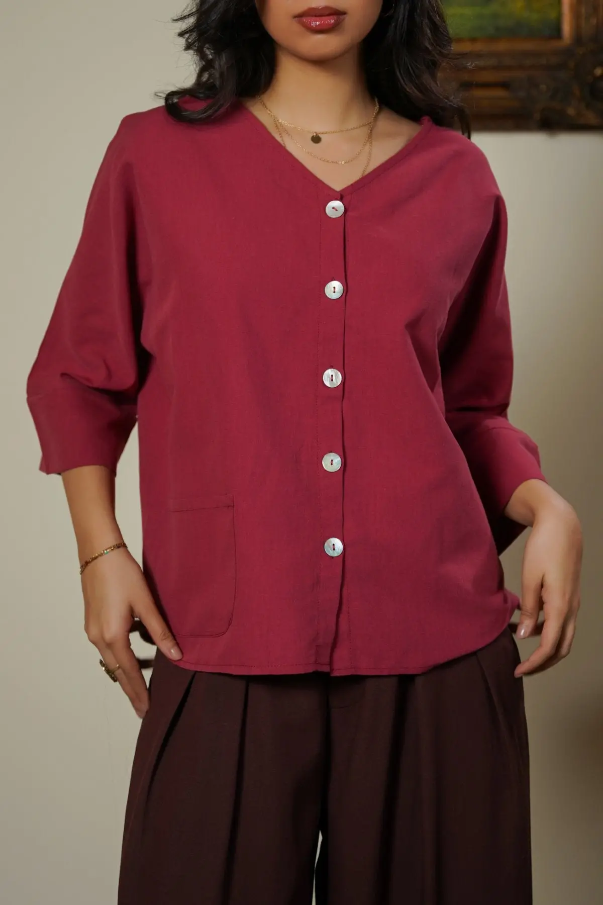 Linen Sorbet Blouse 1