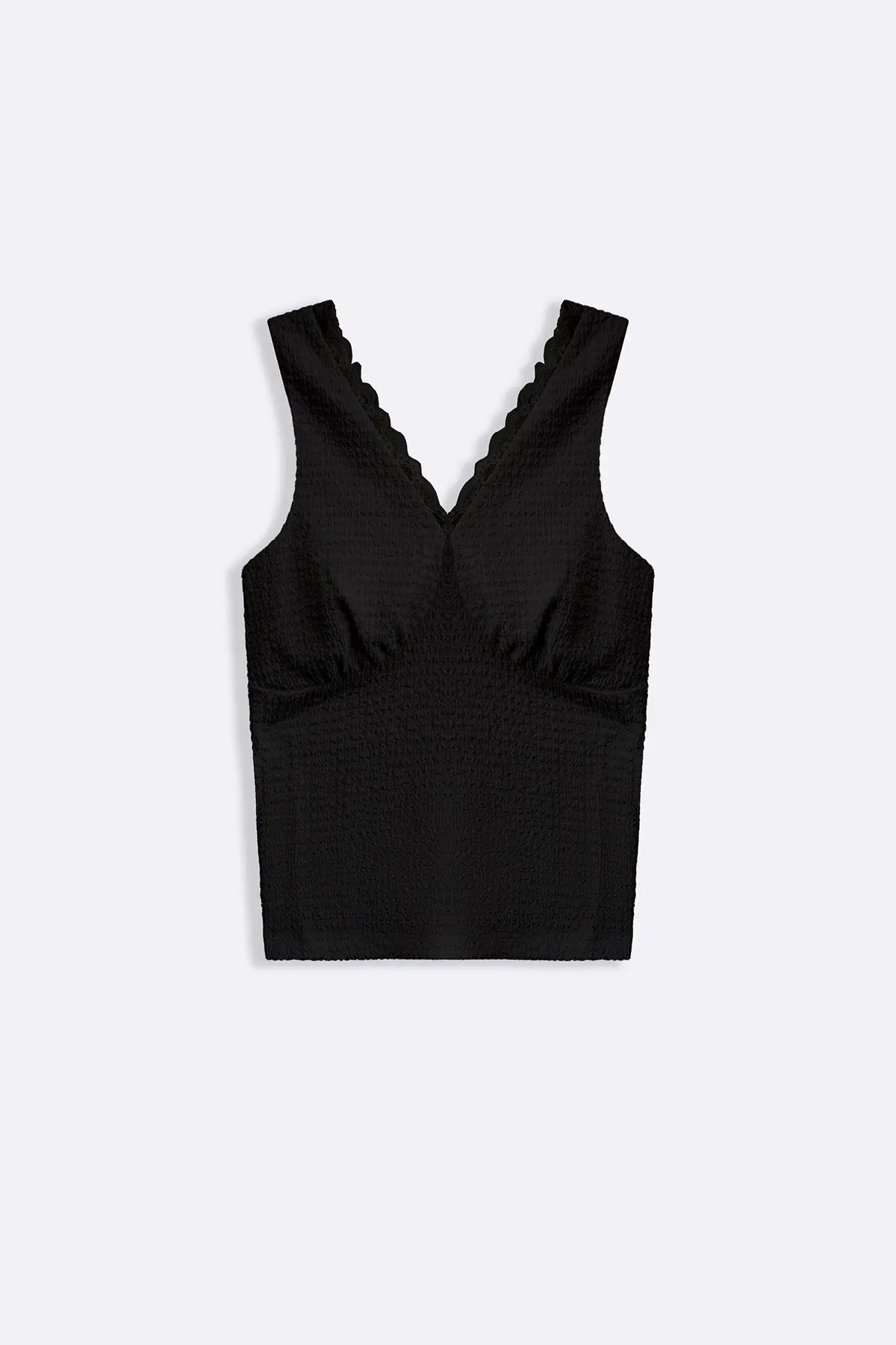 Soft Knit V-Neck Tank 1