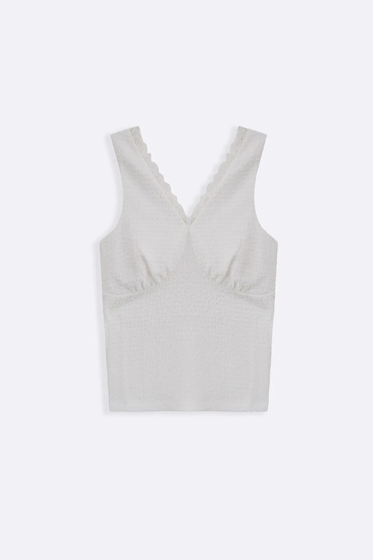 Soft Knit V-Neck Tank 1