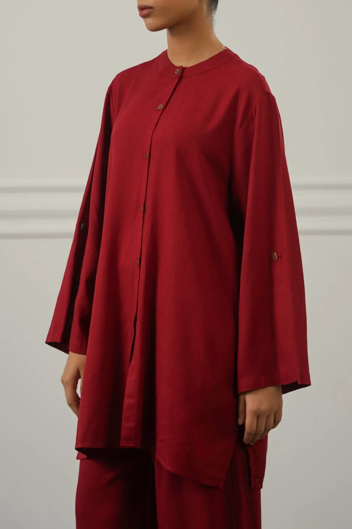 Linen Blend Ease Shirt 1