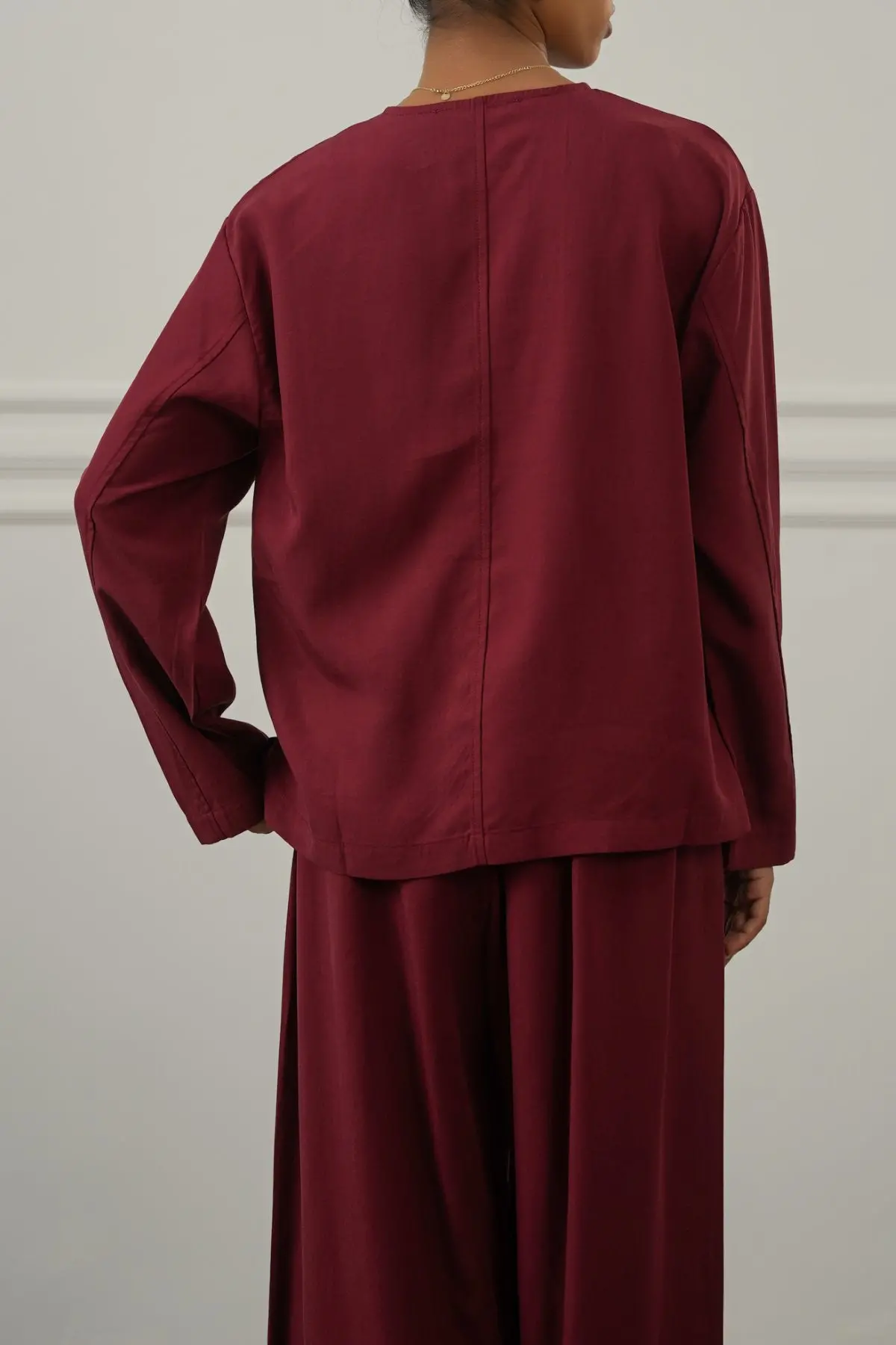 Tencel-Linen Pocket Blouse 5