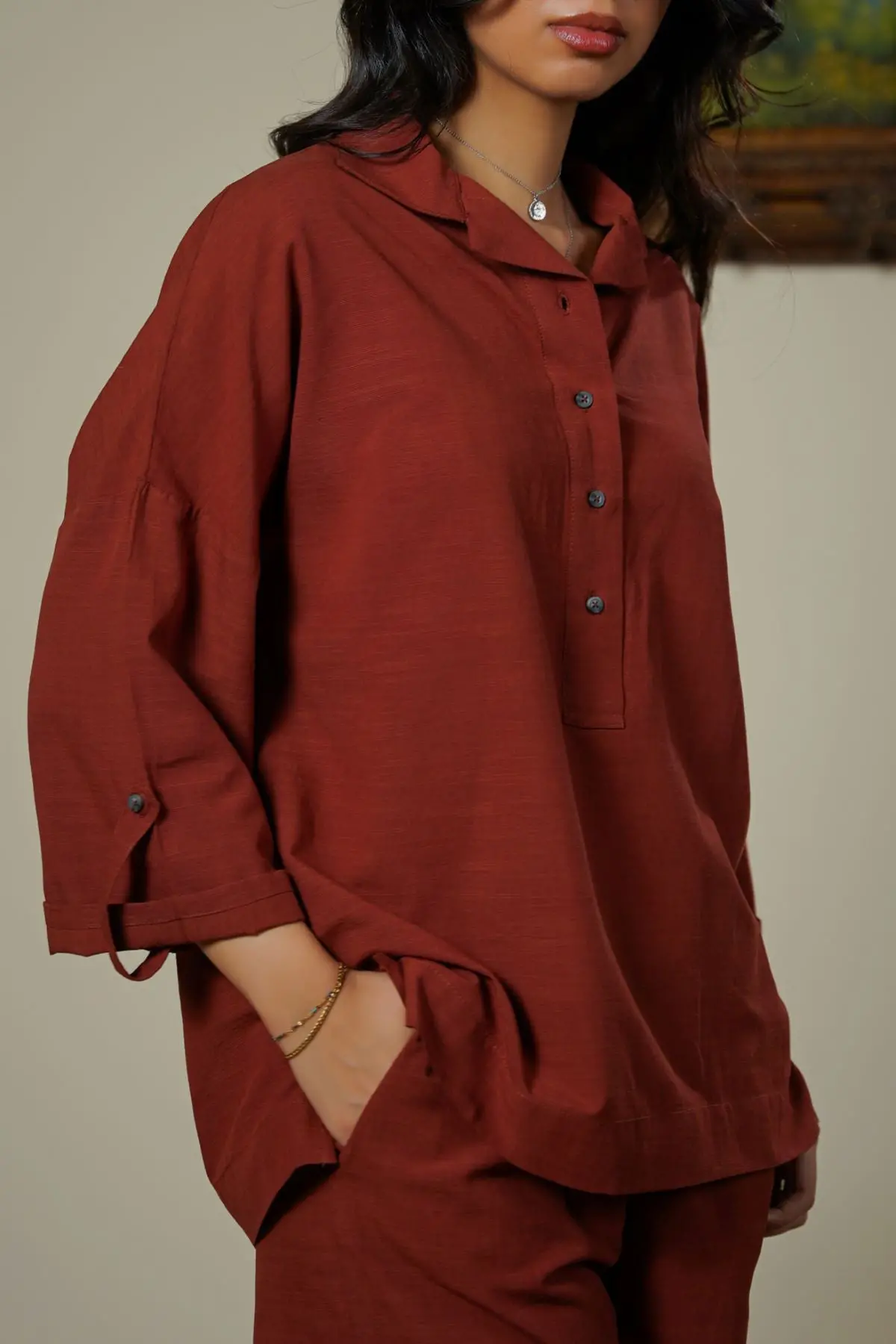Half-Button Summer Shirt 1