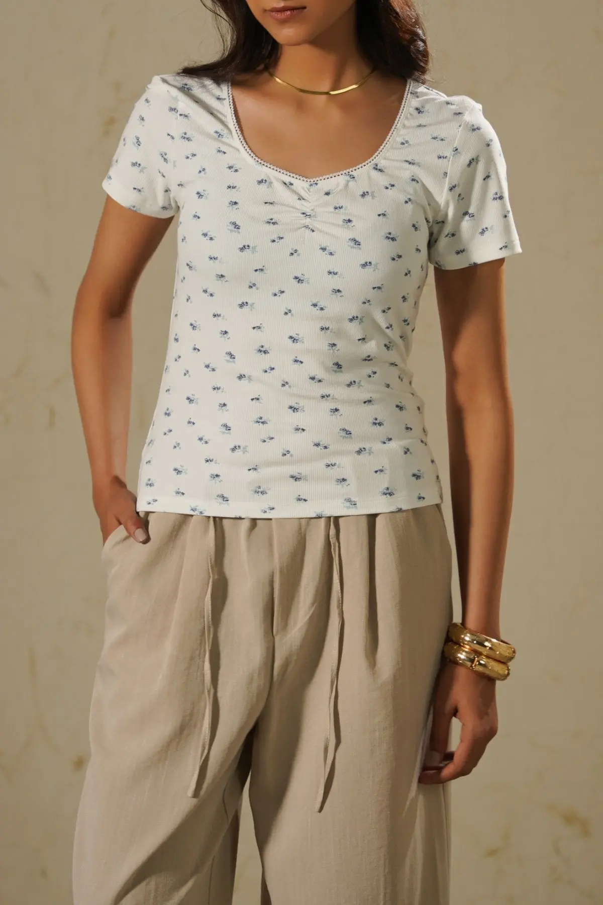 Ribbed Doll Tee 1