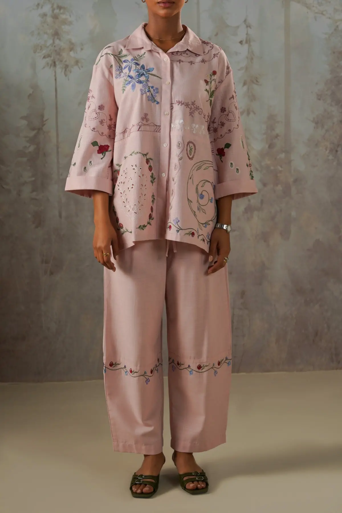 Pink Berry Button Down 1