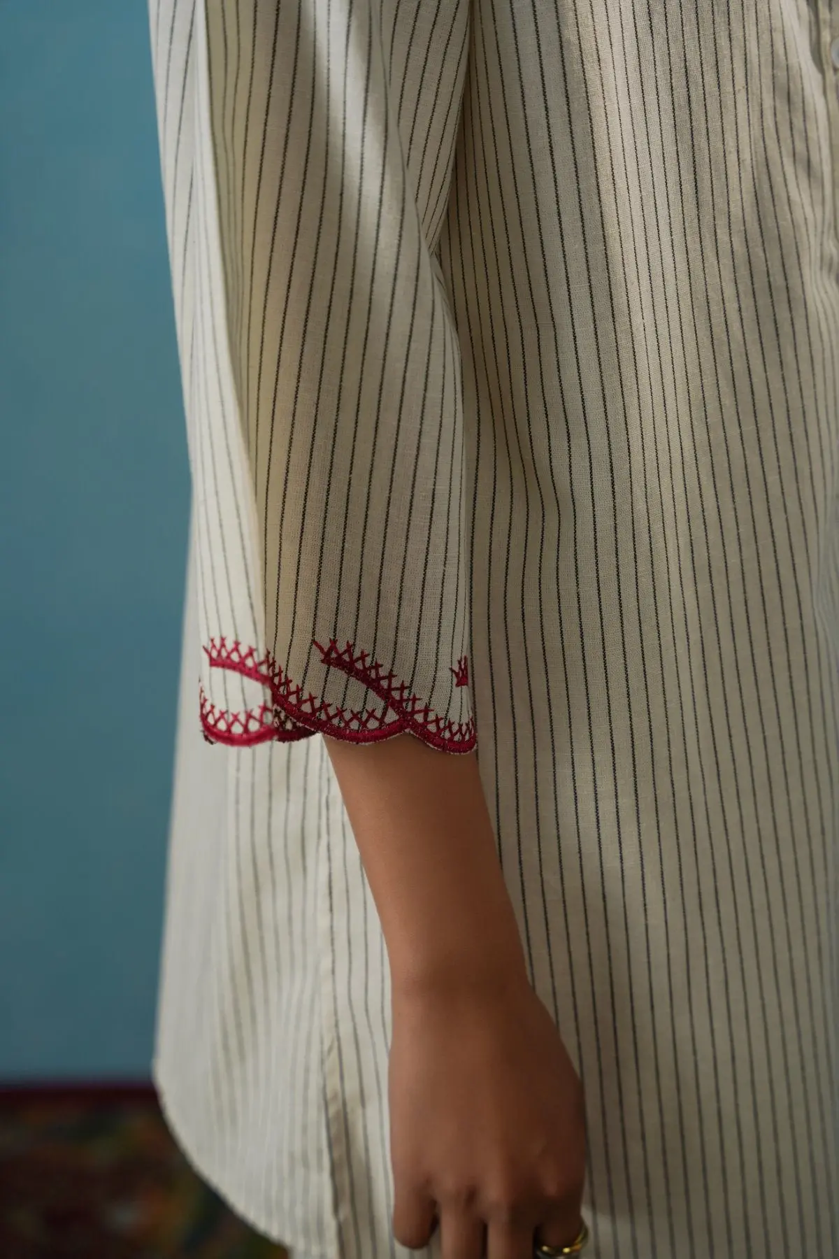 Cherry Story Pinstripe Shirt 5